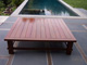 Custom Made IPE Coffee Table Birds Eye View