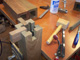 Custom Made IPE Coffee Table Legs During Construction 2
