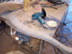 Custom Made Scrap Plywood - Console Table Raw Leg