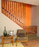 Custom Made Mahogany Wood Balusters Front View