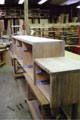 Custom Made Entertainment Center With Drawer Slides Installed
