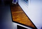 Custom Made Entertainment Center Walnut Burl Top